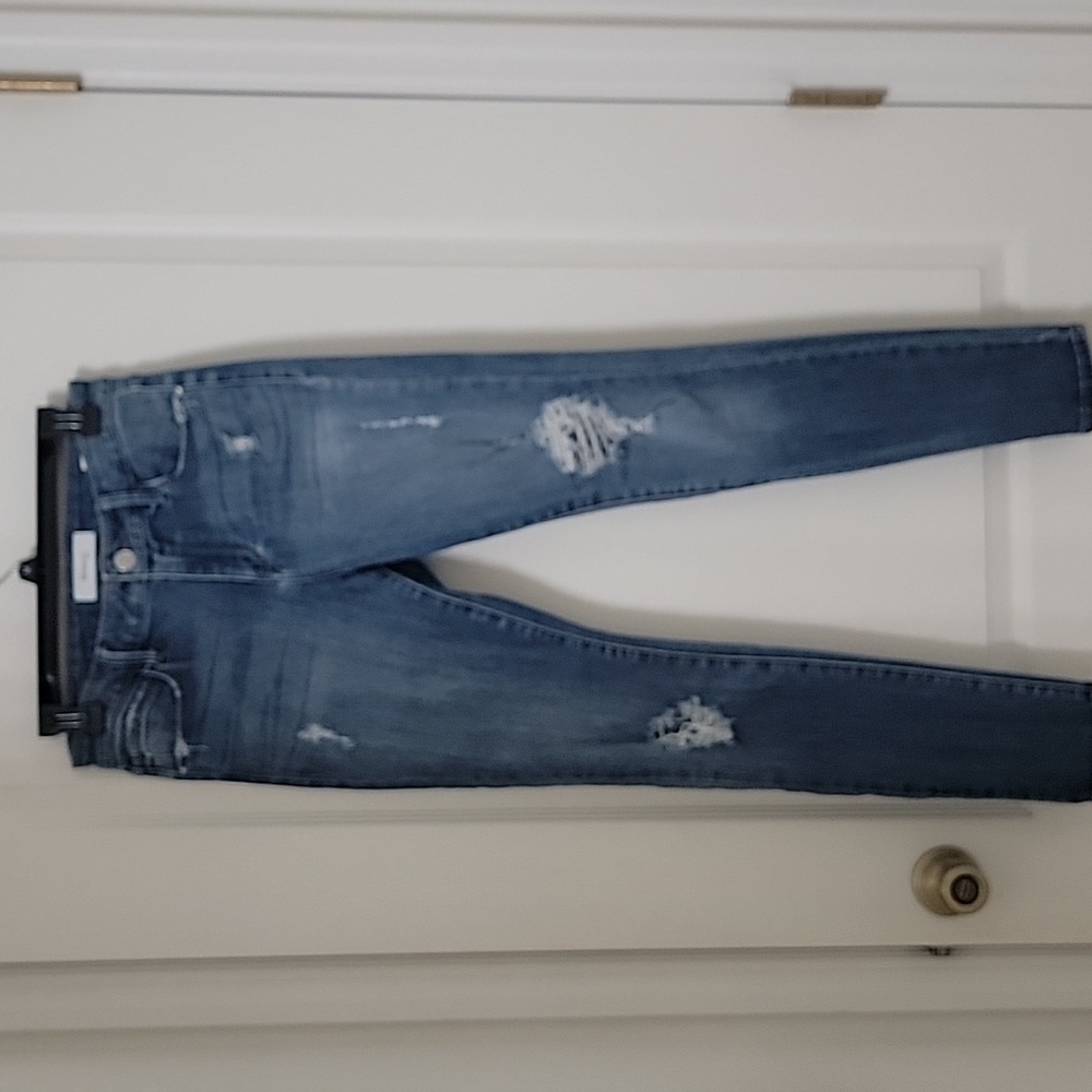 Skinnygirl Size 28 "The Skinny" Medium Wash Denim Blue Jeans, Gently Used Cond.